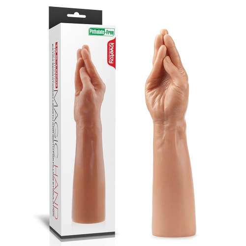 King Size realistična ruka za fisting od PVC-a — 36 cm, prečnik 8 cm — LV2210